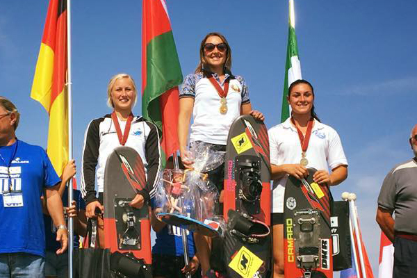 Alice Bagnoli sul podio figure femminili (Foto da Fism)