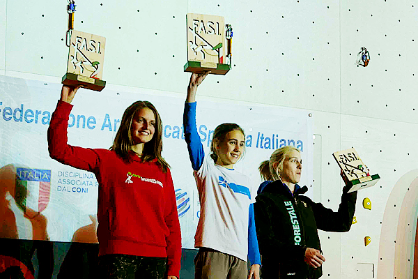 Campionati Italiani Assoluti - podio Femminile (Foto Uff Stampa)