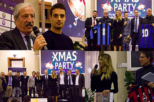 Quattro immagini della festa tenuta a Milano